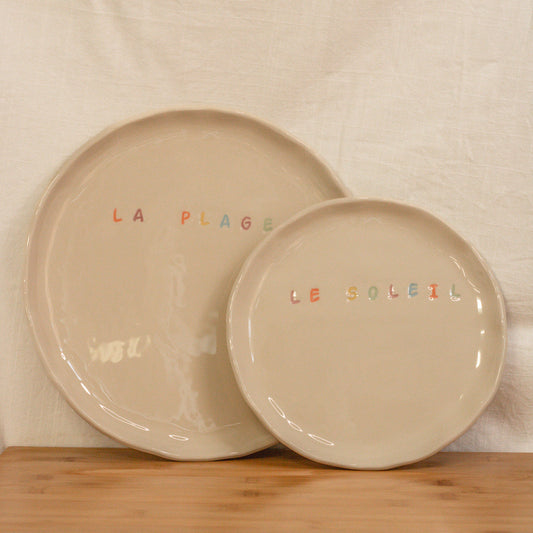 ESTIVALE || Assiette à dessert
